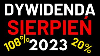 Dywidenda Spółek z GPW SIERPIEŃ 2023